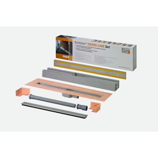 Schlüter-KERDI-LINE A Duschrinnen-Set mit Abdeckung 2