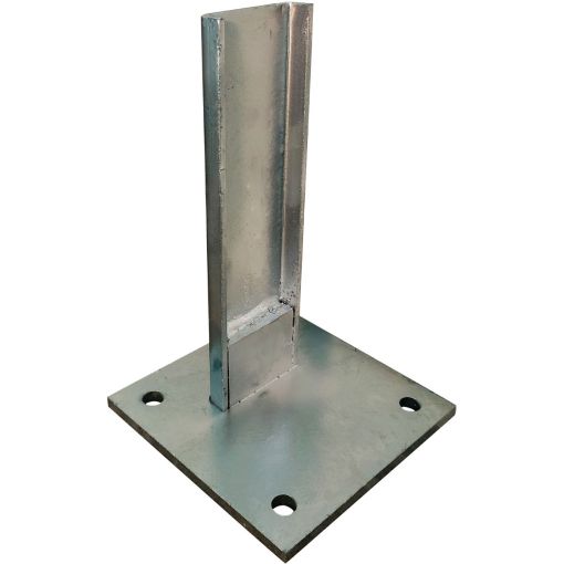 Wellker Sichtschutzzaun Stellfuß U-Profil Steckzaun 2