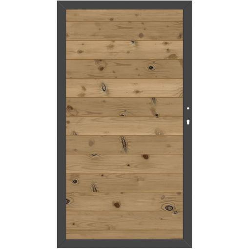 TraumGarten Sichtschutzzaun SYSTEM THERMO-HOLZ MASSIV 2