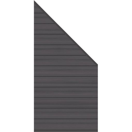 TraumGarten Sichtschutzzaun SYSTEM WPC Platinum 2