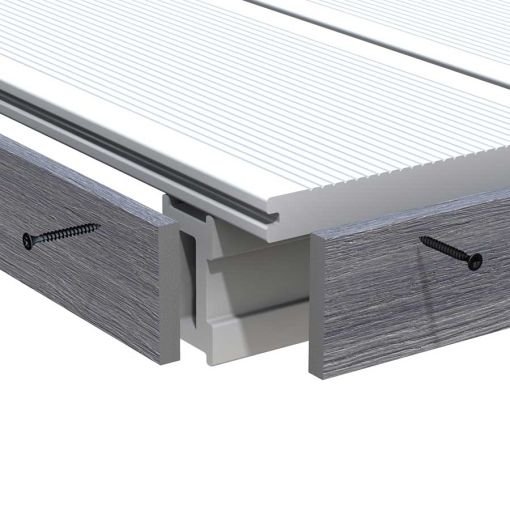 TraumGarten WPC Terrassendiele Abschlussleiste DREAMDECK 2