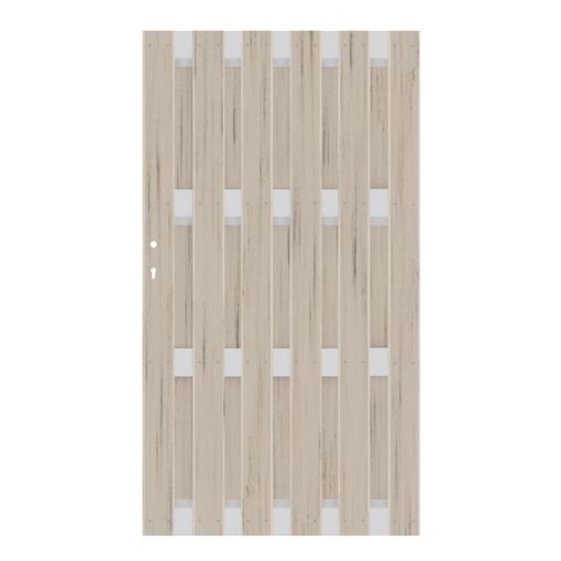 TraumGarten Sichtschutzzaun JUMBO WPC Alu-Design 2