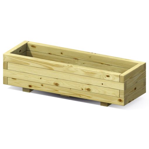 TraumGarten Pflanzkübel CORA Nadelholz viereckig 2