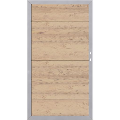 TraumGarten Sichtschutzzaun DESIGN WPC ALU 2