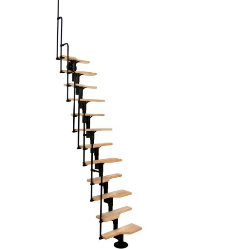 Minka Mittelholmtreppe Twister Buche schwarz 2