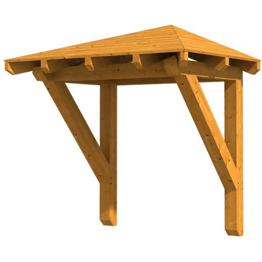 Skan Holz Vordach Wesel Dach 2