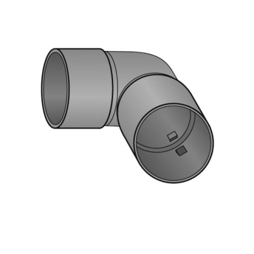 Drainagerohr Winkelstück 90° Drainage 2