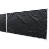 NOOR Bauzaunplane Profi PP/PE-Gewebe schwarz