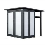 weka Gartenschrank Garten[Q] Multi Anthrazit Aufbewahrungsschrank Geräteschrank