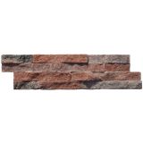 Wellker Wandverblender Naturstein Rot Bunt Format Z 40x10 cm Riemchen