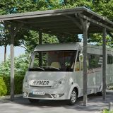 Skan Holz Carport Caravan Emsland Schiefergrau Unterstand