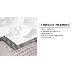 Wellker elektrische Fußbodenheizung TT SELECT 4