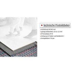 Jollytherm 3in1 Elektro Fußbodenheizung Terraheat 4