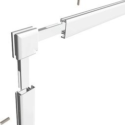 Windhager Eckverbinderset für Fenster und 4