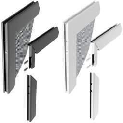 Windhager Alu-Eckverbinderset, innenliegend 3