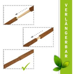 Windhager Kokos-Pflanzstab verlängerbar 6