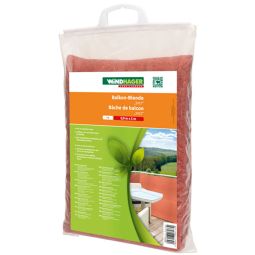 Windhager Balkonblende SYLT terracotta Sichtschutz 8