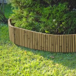 Windhager Beeteinfassung Bambus gerollt 120x30 3