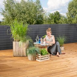 Windhager Sichtschutzmatte Presidio Anthrazit 3