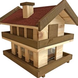 Windhager Vogelfutterhaus Landhaus XL Futtersilo 4