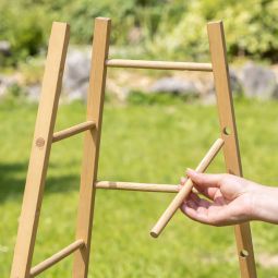 Windhager Holz-Rankhilfe Pyramide 50x50x145 cm 4