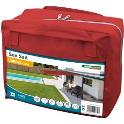 Windhager Segel CANNES Quadrat brick 3