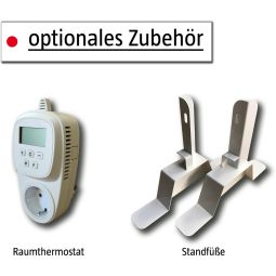 Jollytherm Infrarotheizung mit Keramikfeinsteinzeug weiß 6