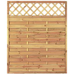 T&J Sichtschutzzaun Maxi-Massiv Sichtschutz Lamellenzaun 3