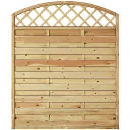 T&J Sichtschutzzaun Maxi Bogen mit 3