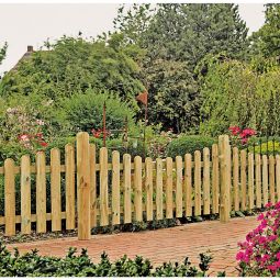 T&J HEIKO Gartenzaun Tiefbogen 3