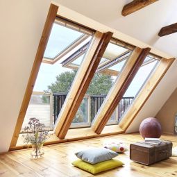 VELUX Cabrio GDL 3066 Holz/Kiefer 3