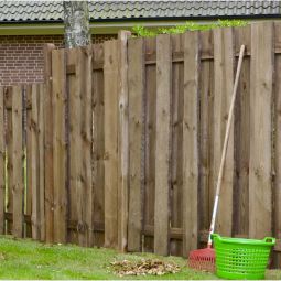T&J Sichtschutzzaun SEELAND Sichtschutz Bohlenzaun 5