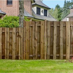 T&J Sichtschutzzaun SEELAND Sichtschutz Bohlenzaun 4