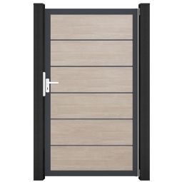 GroJa Einzeltor BasicLine Premium PVC-Steckzaun 3