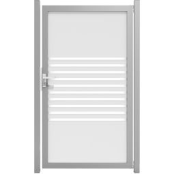 GroJa Einzeltor Ambiente Glas-Sichtschutz Streifen 4