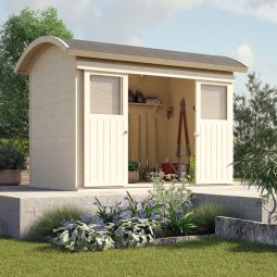 weka Gerätehaus 228 naturbelassen Geräteschuppen 3