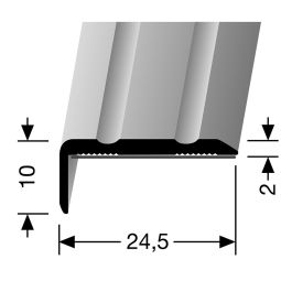 PARKETTFREUND Winkelprofil Alu eloxiert Silber 3