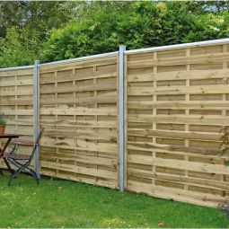 T&J Sichtschutzzaun Avantgarde gerade Ecke 3