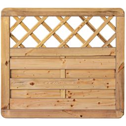 T&J Gartenzaun Avantgarde mit Dekorgitter 3