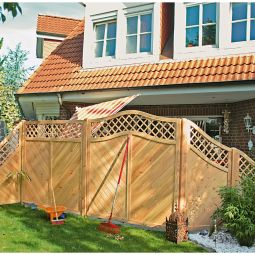 T&J Sichtschutzzaun CLASSICO mit Krone 5