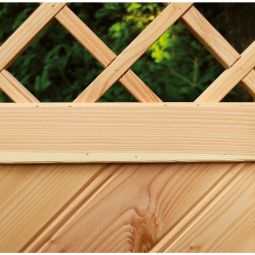 T&J Sichtschutzzaun CLASSICO mit Krone 4