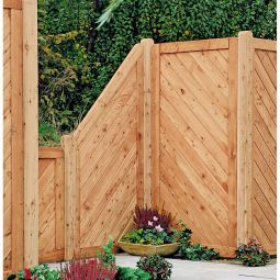 T&J Sichtschutzzaun ESBJERG Lärche Sichtschutz 4