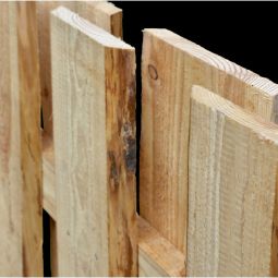 T&J Sichtschutzzaun LANGELAND Lärche Sichtschutz 5