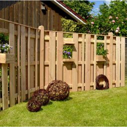 T&J Sichtschutzzaun AALBORG Bretterzaun Sichtschutz 5