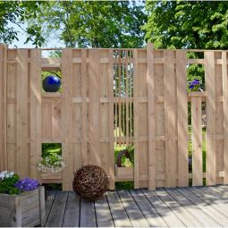 T&J Sichtschutzzaun AALBORG Bretterzaun Regal 5