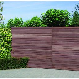 T&J Sichtschutzzaun PARALLELA Rhombuszaun aus 3