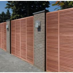 T&J Sichtschutzzaun CLAUSA Lamellenzaun aus 3