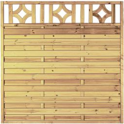 T&J Sichtschutzzaun OLYMP mit Designgitter 5