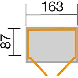 weka Gartenschrank 357 Naturbelassen Geräteschrank 4