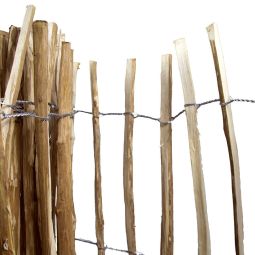 NOOR Staketenzaun Berg-Haselnuss Holzzaun 3